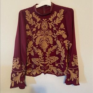 Gimmicks Blouse with Embroidery.